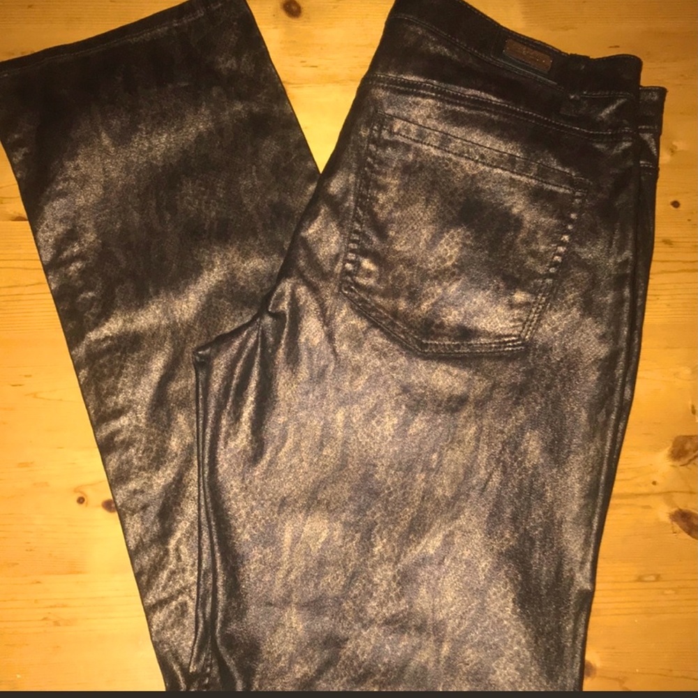 Liverpool Brown Snakeskin Jeans